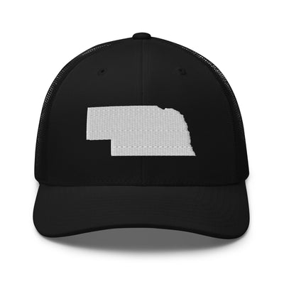 Nebraska Trucker Cap Black - The Northwest Store