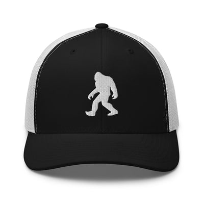 Sasquatch Trucker Cap Black/ White - The Northwest Store