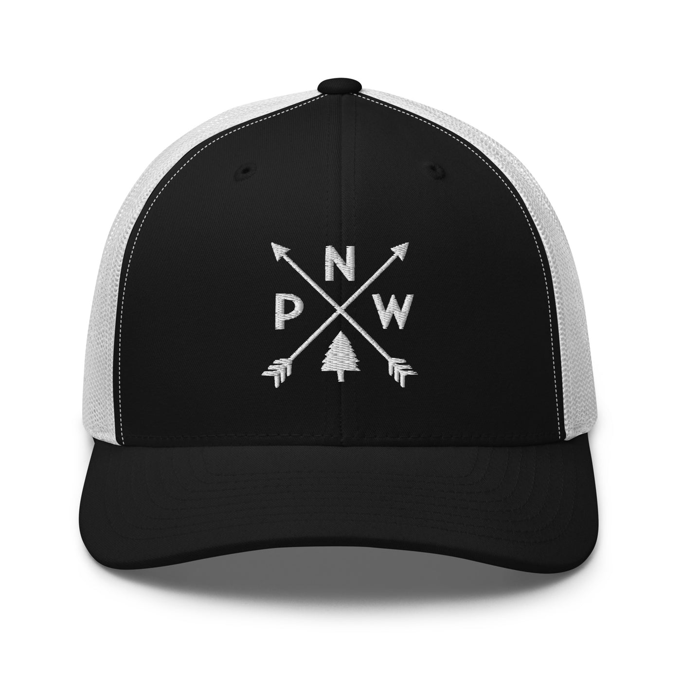 PNW Arrows Trucker Cap Black/ White - The Northwest Store