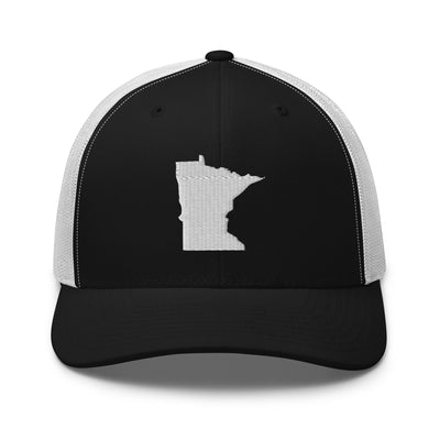 Minnesota Trucker Cap Black/ White - The Northwest Store