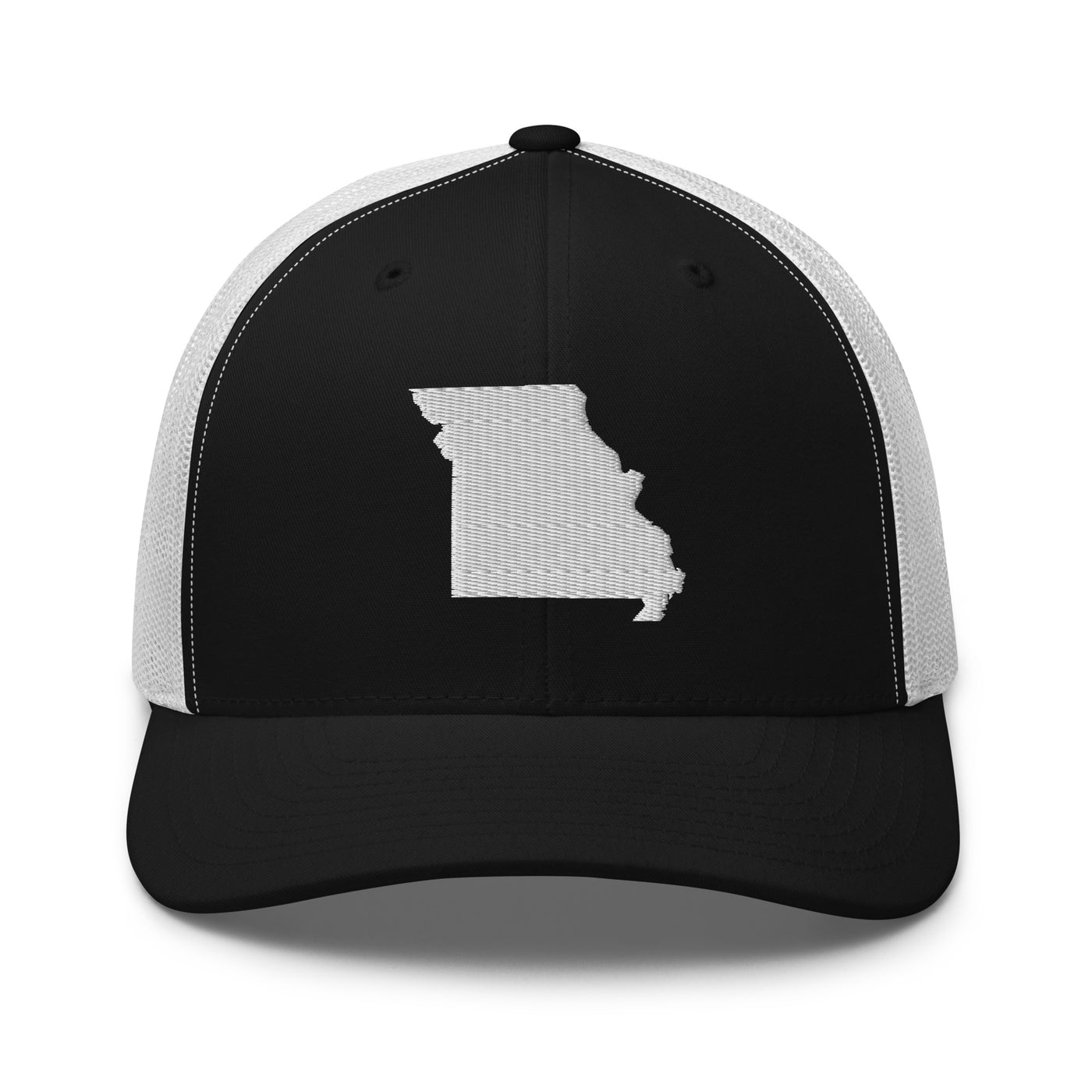 Missouri Trucker Cap Black/ White - The Northwest Store