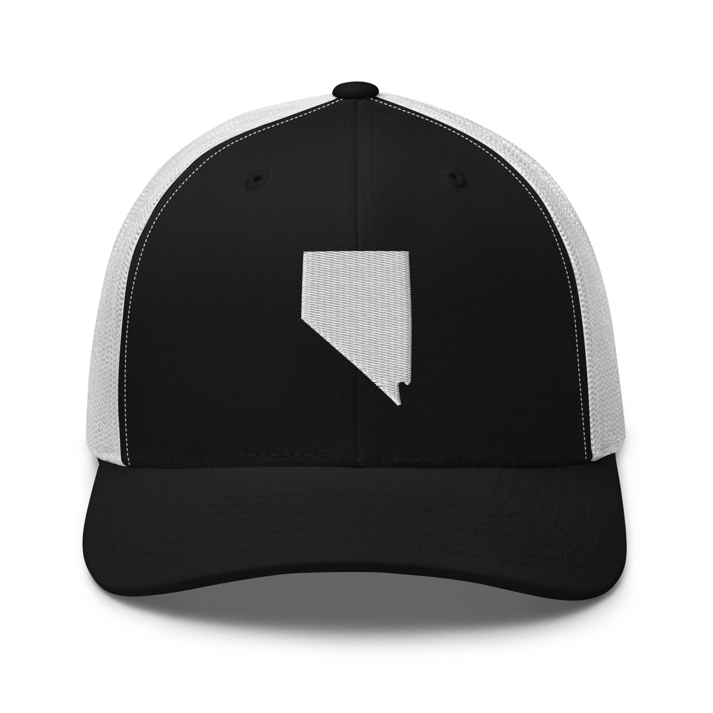 Nevada Trucker Cap Black/ White - The Northwest Store