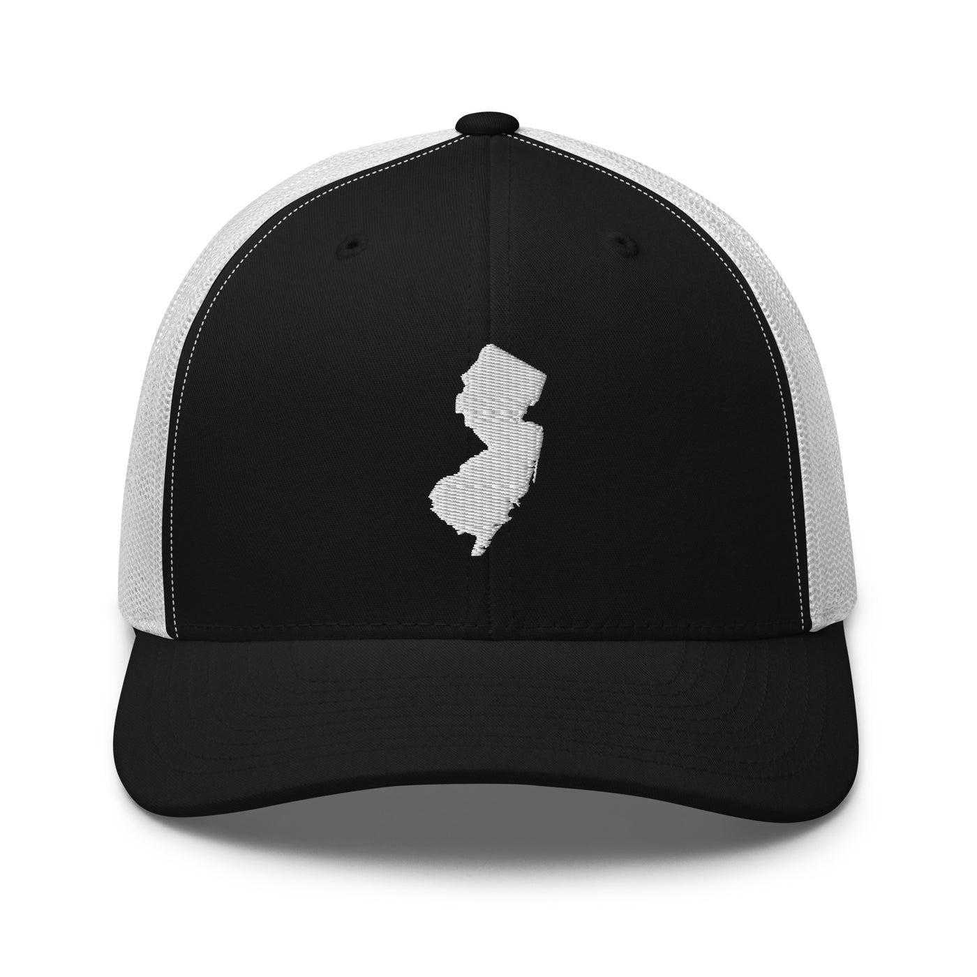 New Jersey Trucker Cap Black/ White - The Northwest Store