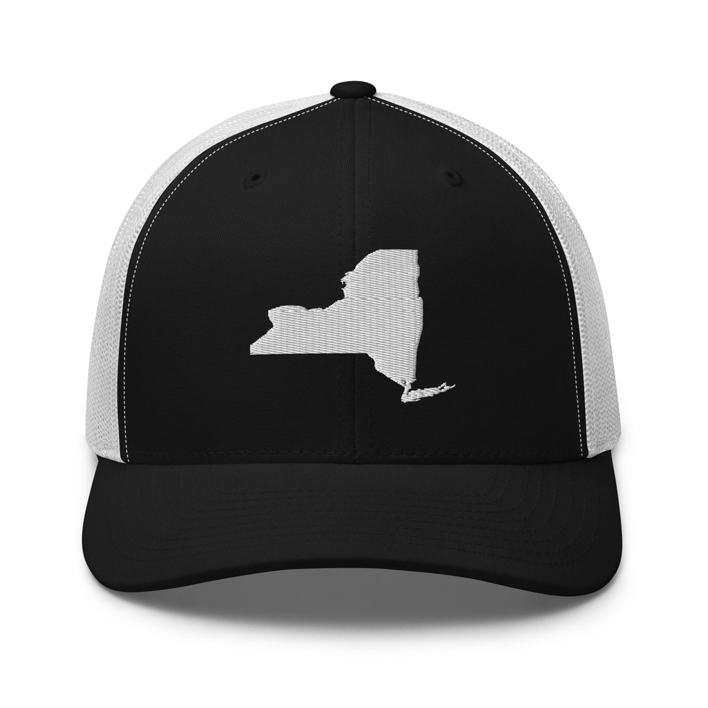 New York Trucker Cap Black/ White - The Northwest Store