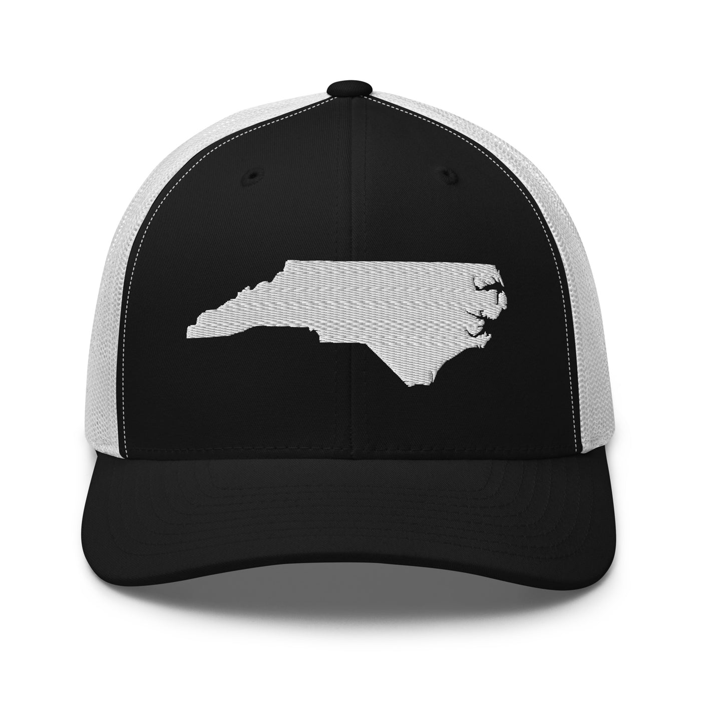 North Carolina Trucker Cap Black/ White - The Northwest Store