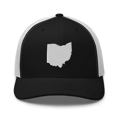 Ohio Trucker Cap Black/ White - The Northwest Store