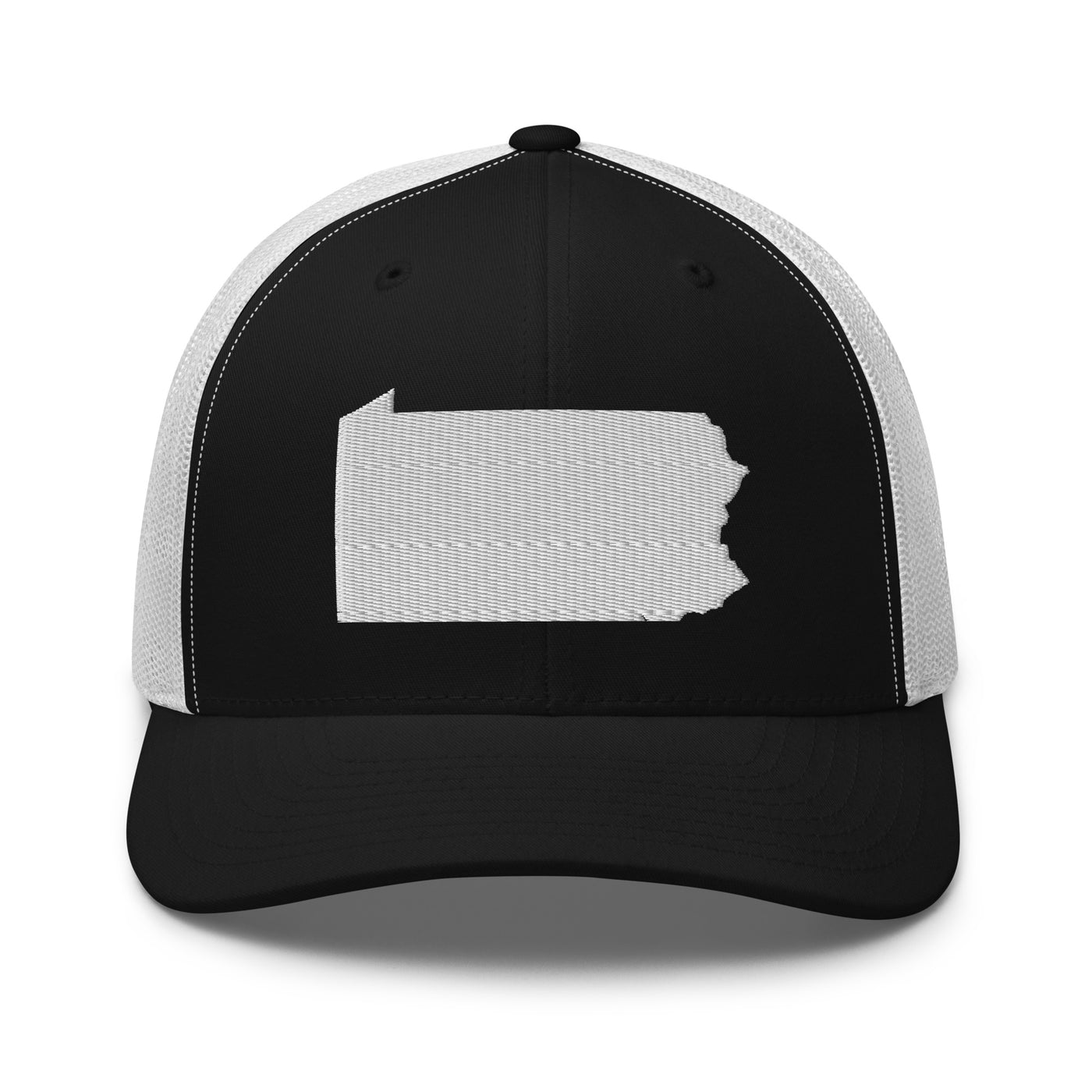 Pennsylvania Trucker Cap Black/ White - The Northwest Store