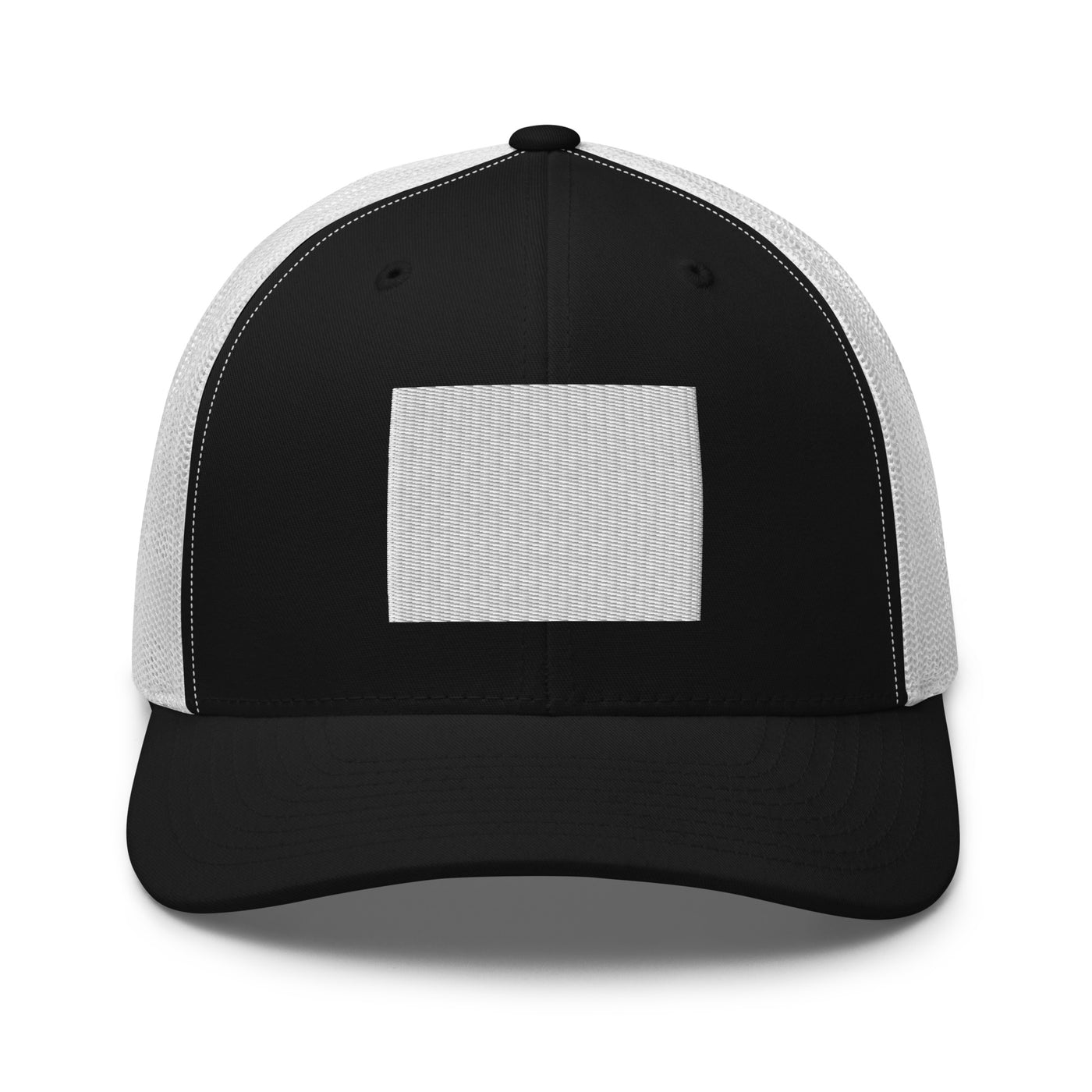 Wyoming Trucker Cap Black/ White - The Northwest Store