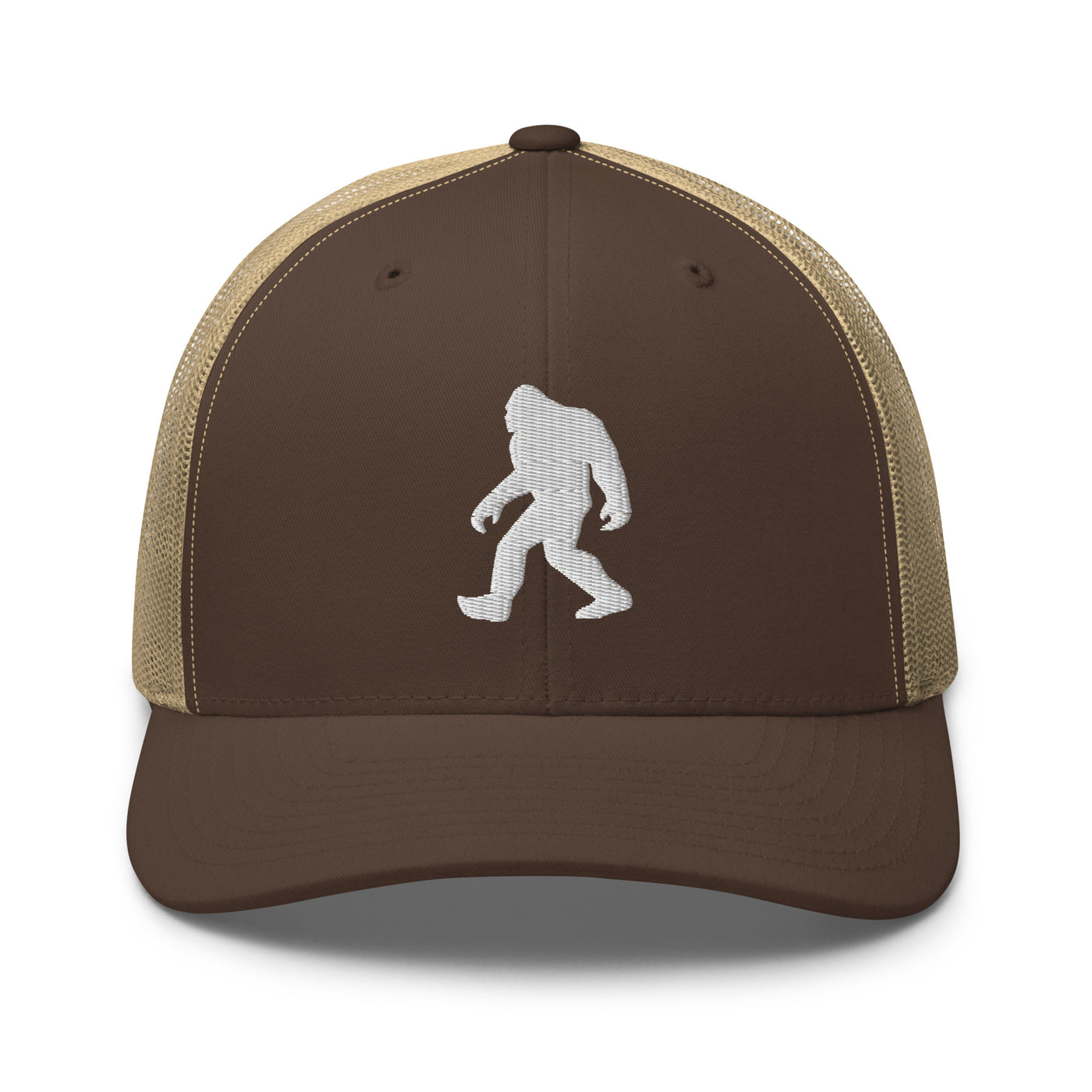 Sasquatch Trucker Cap Brown/ Khaki - The Northwest Store