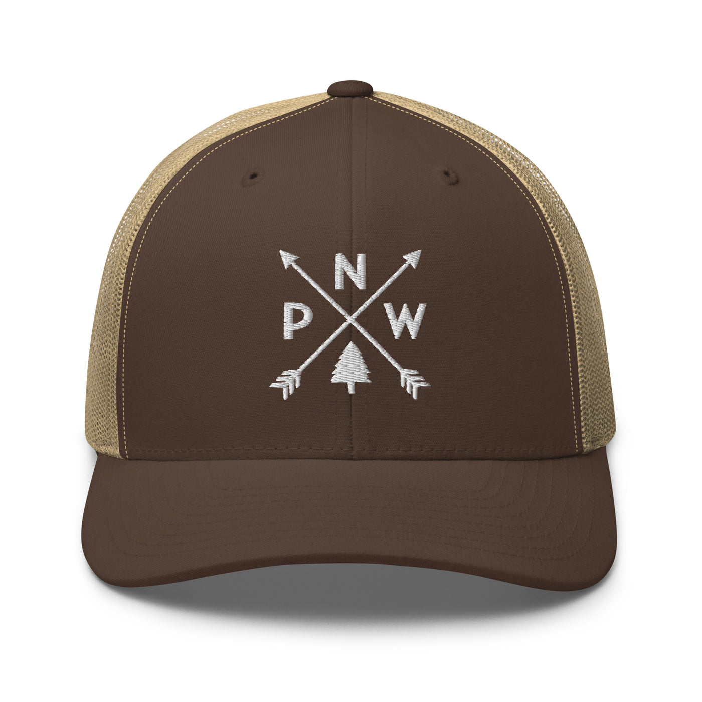 PNW Arrows Trucker Cap Brown/ Khaki - The Northwest Store