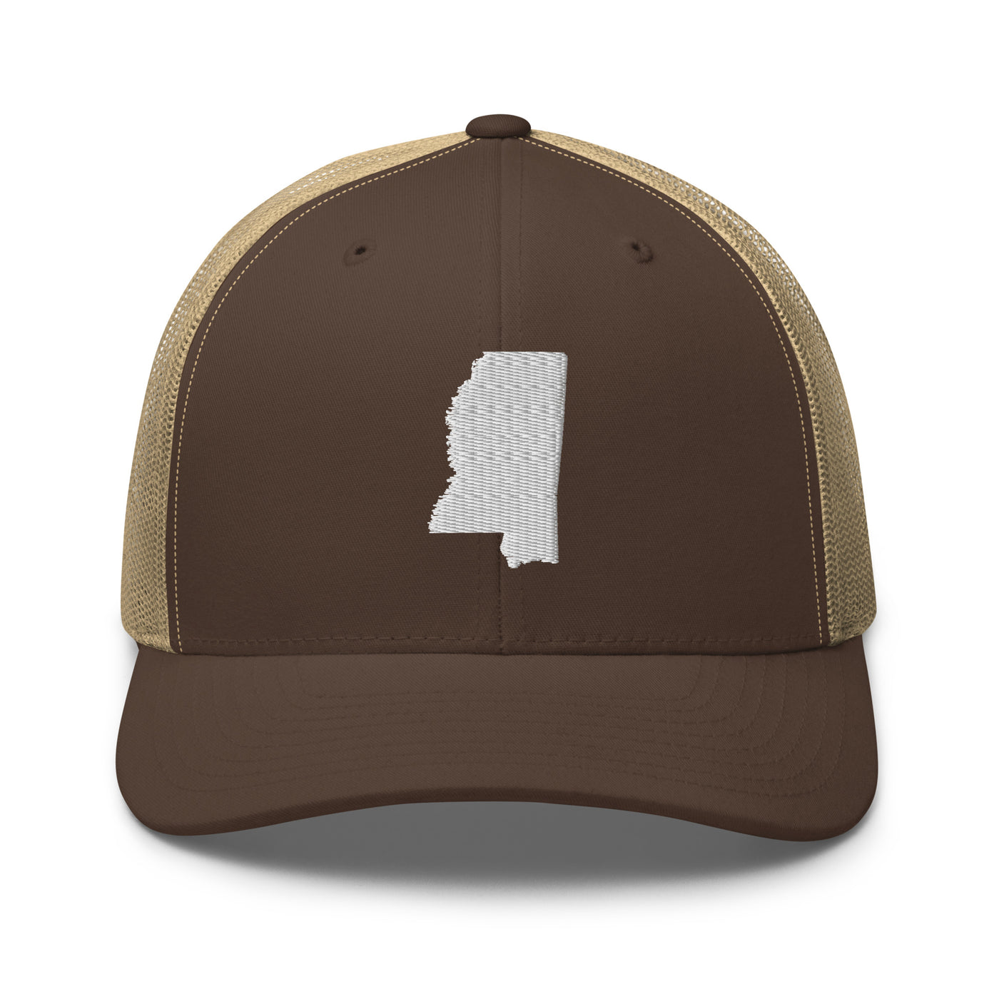 Mississippi Trucker Cap Brown/ Khaki - The Northwest Store