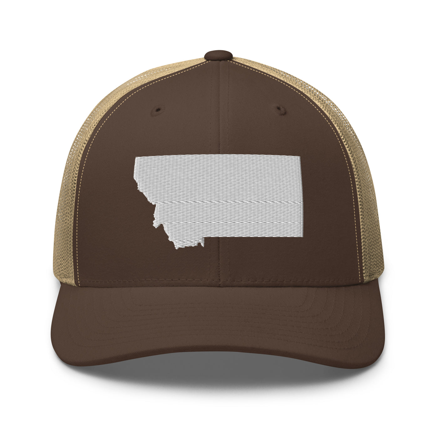 Montana Trucker Cap Brown/ Khaki - The Northwest Store