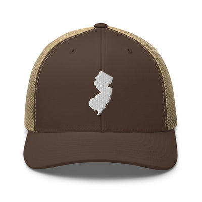 New Jersey Trucker Cap Brown/ Khaki - The Northwest Store