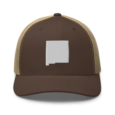 New Mexico Trucker Cap Brown/ Khaki - The Northwest Store