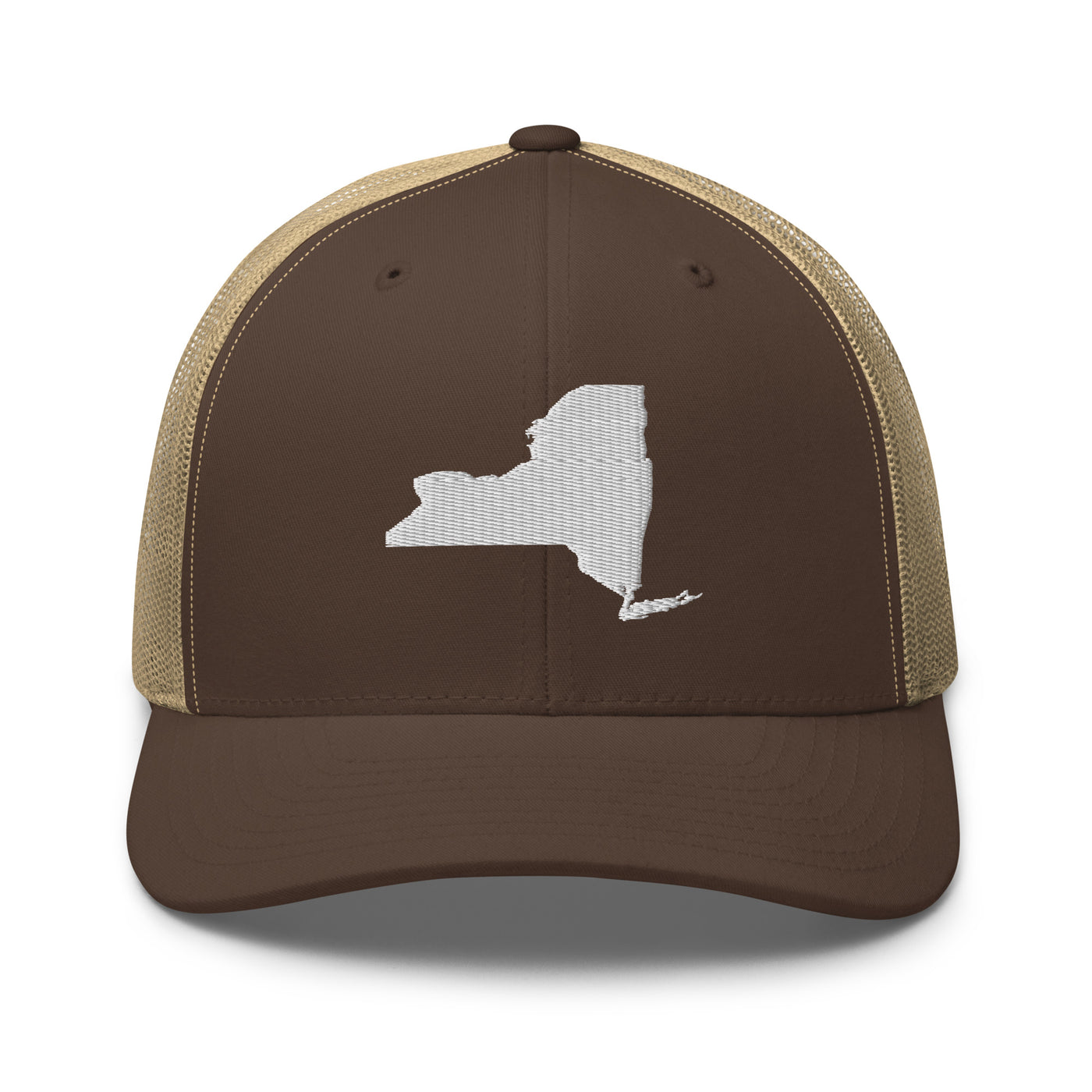 New York Trucker Cap Brown/ Khaki - The Northwest Store