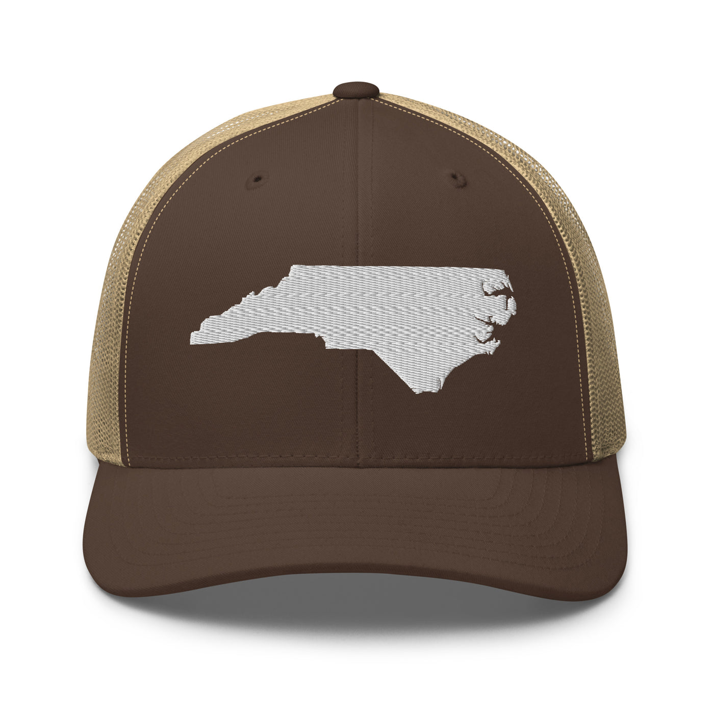 North Carolina Trucker Cap Brown/ Khaki - The Northwest Store