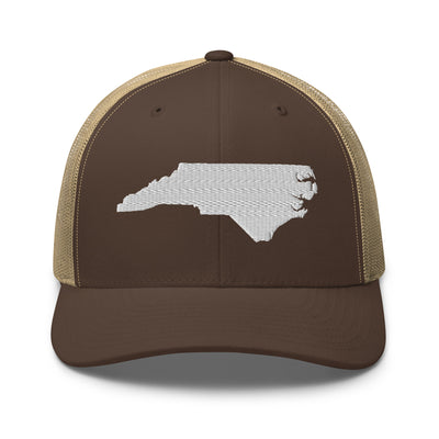 North Carolina Trucker Cap Brown/ Khaki - The Northwest Store