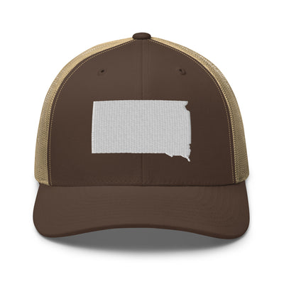 South Dakota Trucker Cap Brown/ Khaki - The Northwest Store