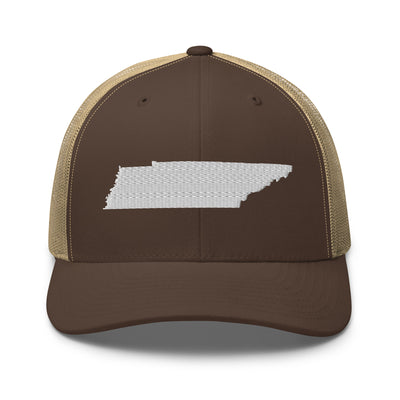 Tennessee Trucker Cap Brown/ Khaki - The Northwest Store