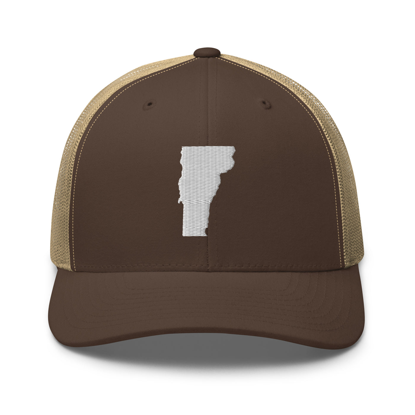 Vermont Trucker Cap Brown/ Khaki - The Northwest Store