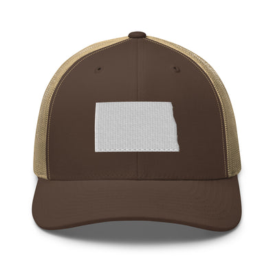 North Dakota Trucker Cap Brown/ Khaki - The Northwest Store