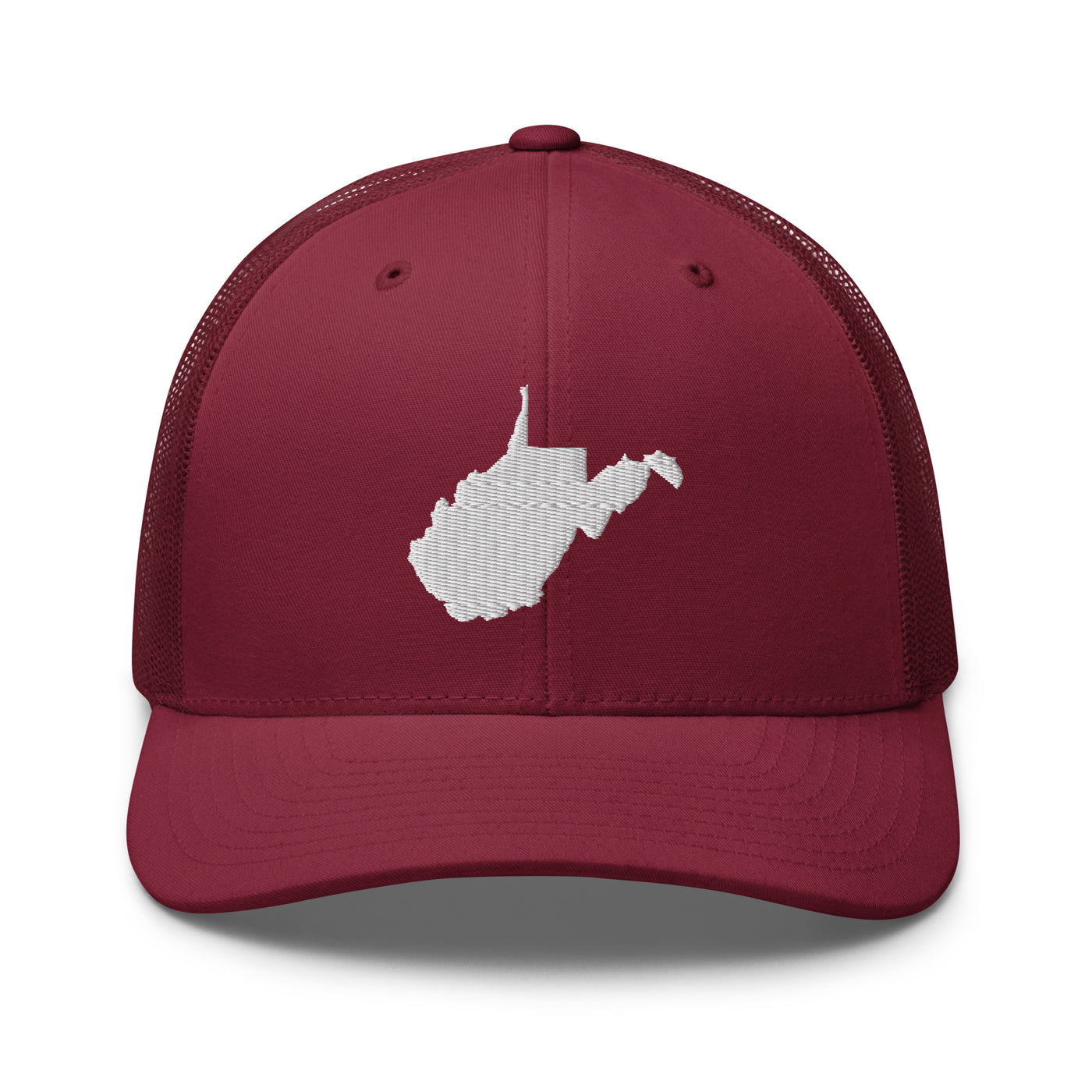 West Virginia Trucker Cap Cranberry - The Northwest Store