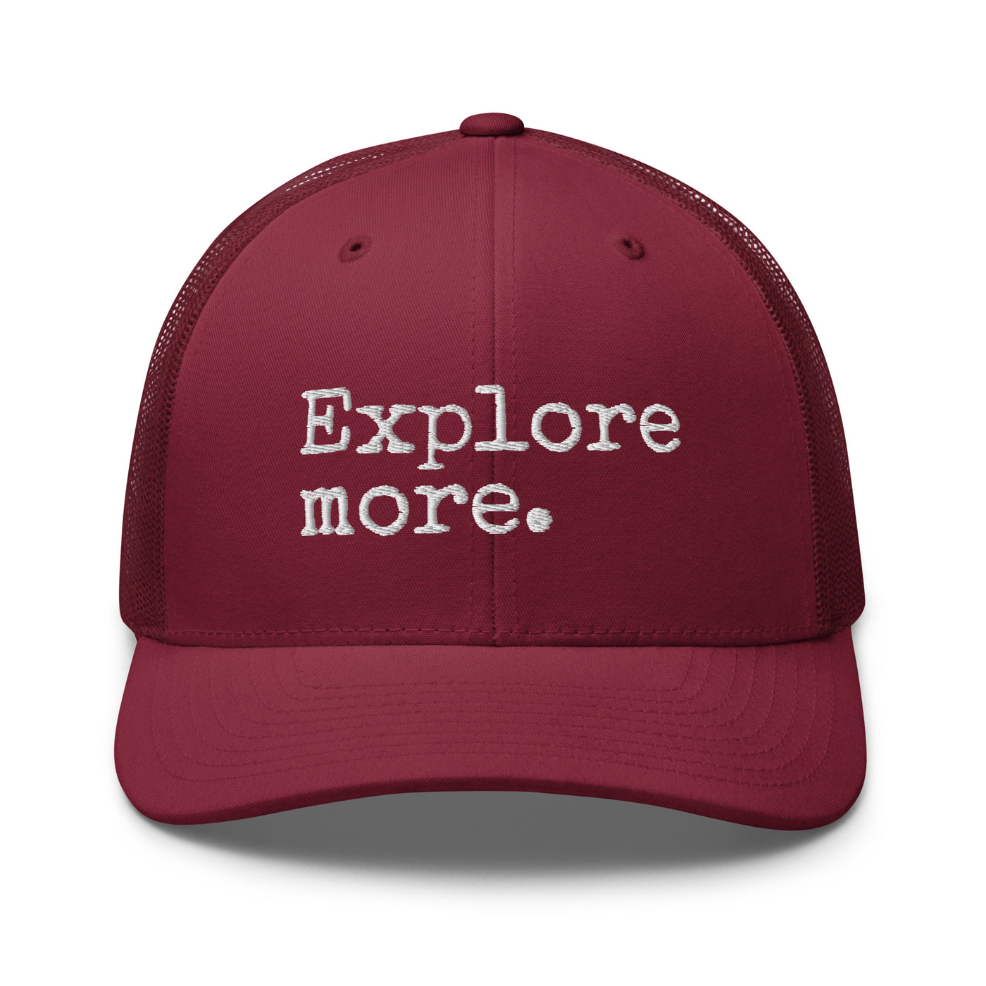 Explore More Trucker Cap Cranberry - The Northwest Store