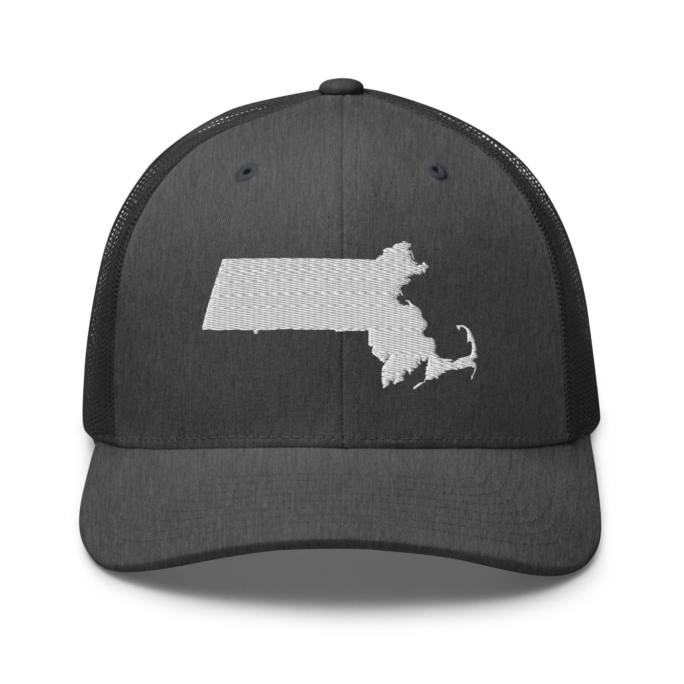 Massachusetts Trucker Cap Dark Heather Gray - The Northwest Store