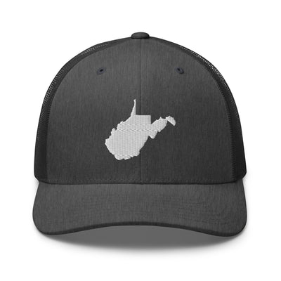 West Virginia Trucker Cap Dark Heather Gray - The Northwest Store