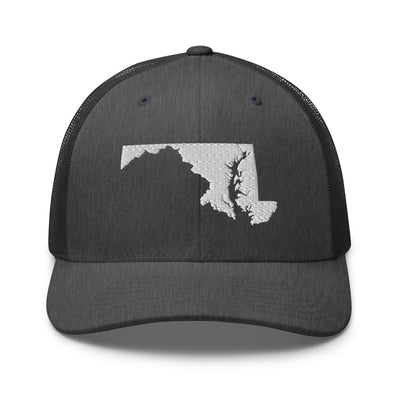 Maryland Trucker Cap Dark Heather Gray - The Northwest Store