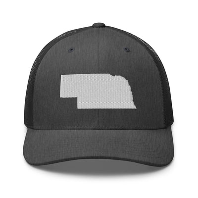 Nebraska Trucker Cap Dark Heather Gray - The Northwest Store