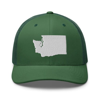 Washington Trucker Cap Evergreen - The Northwest Store