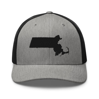 Massachusetts Trucker Cap Heather/ Black - The Northwest Store