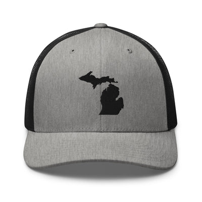 Michigan Trucker Cap Heather/ Black - The Northwest Store