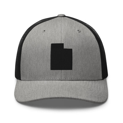 Utah Trucker Cap Heather/ Black - The Northwest Store