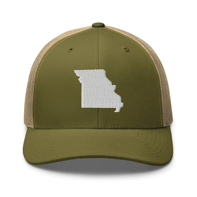 Missouri Trucker Cap Moss/ Khaki - The Northwest Store