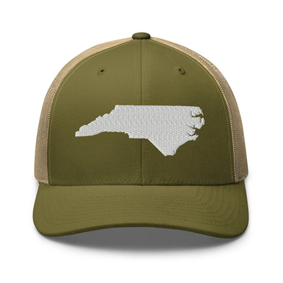 North Carolina Trucker Cap Moss/ Khaki - The Northwest Store