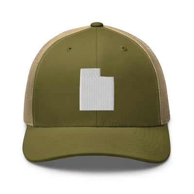 Utah Trucker Cap Moss/ Khaki - The Northwest Store