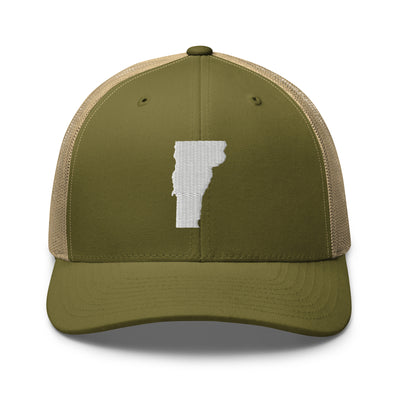 Vermont Trucker Cap Moss/ Khaki - The Northwest Store