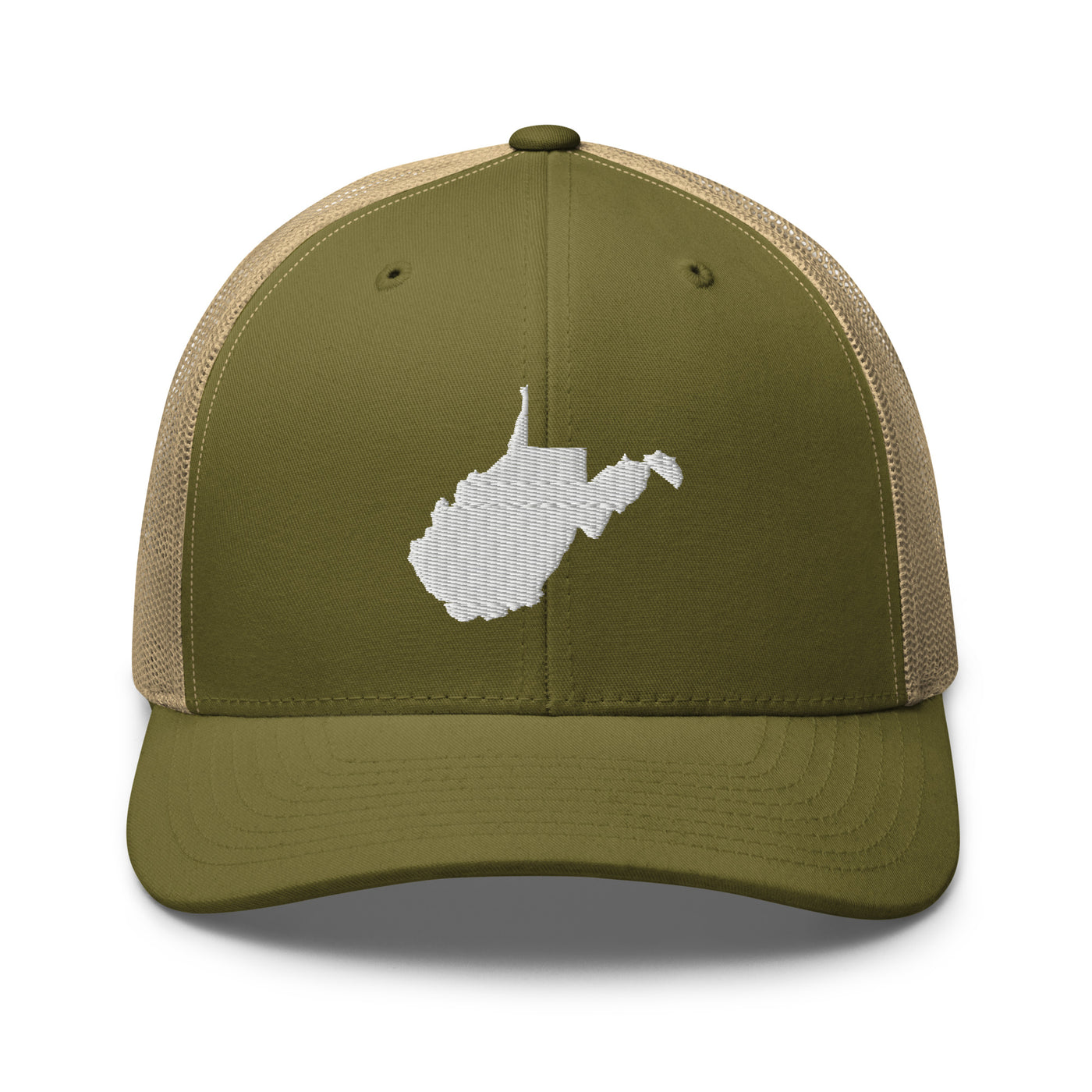 West Virginia Trucker Cap Moss/ Khaki - The Northwest Store