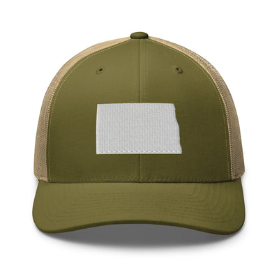 North Dakota Trucker Cap Moss/ Khaki - The Northwest Store