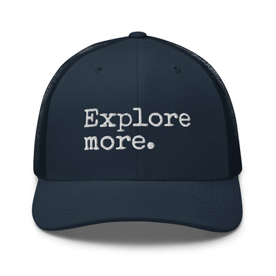 Explore More Trucker Cap Navy - The Northwest Store