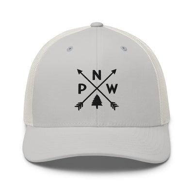 PNW Arrows Trucker Cap Silver - The Northwest Store