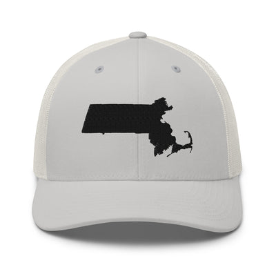 Massachusetts Trucker Cap Silver - The Northwest Store