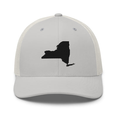 New York Trucker Cap Silver - The Northwest Store