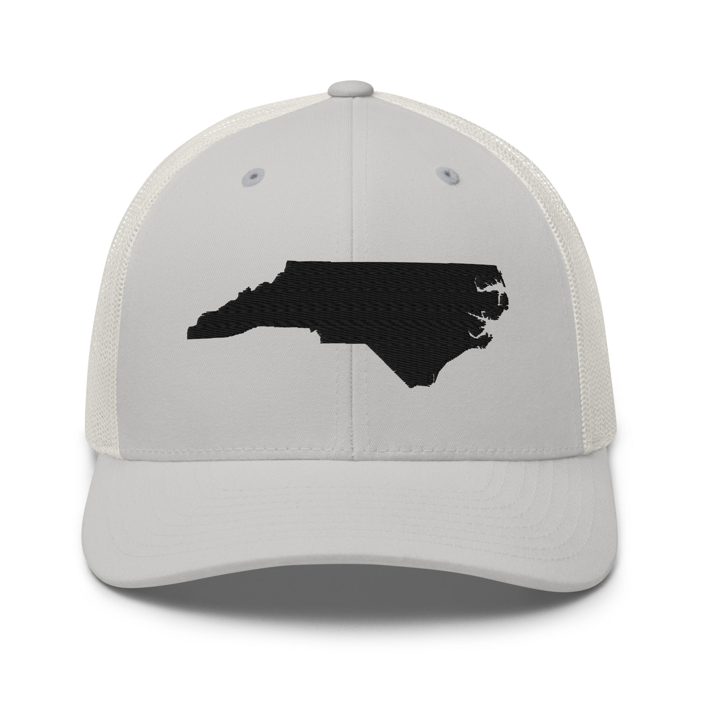 North Carolina Trucker Cap Silver - The Northwest Store