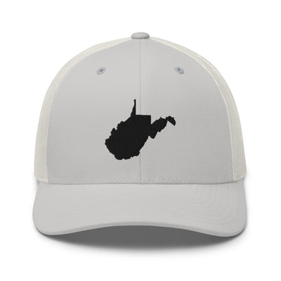 West Virginia Trucker Cap Silver - The Northwest Store