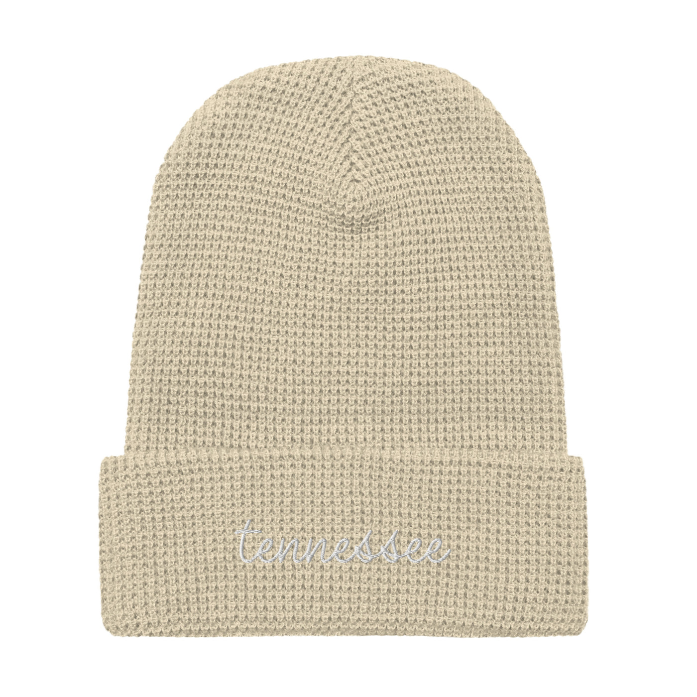 Tennessee Script Waffle Knit Beanie