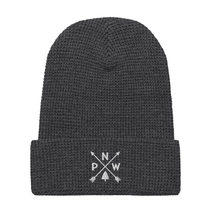 waffle-beanie-heather-charcoal