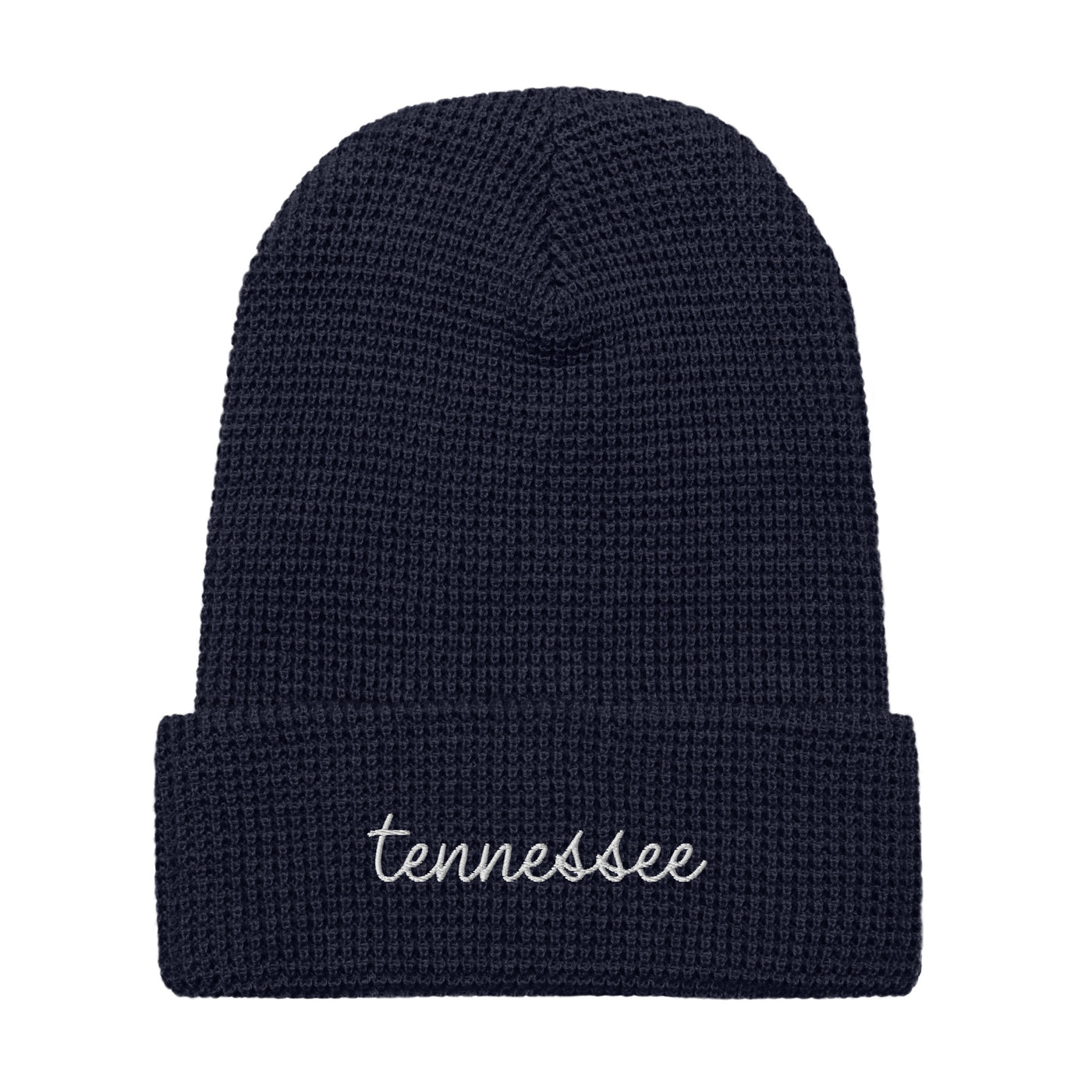 Tennessee Script Waffle Knit Beanie